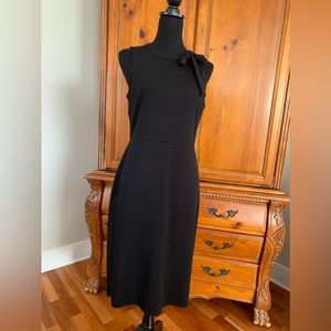Black Dress with Bow by Ann Taylor Factory